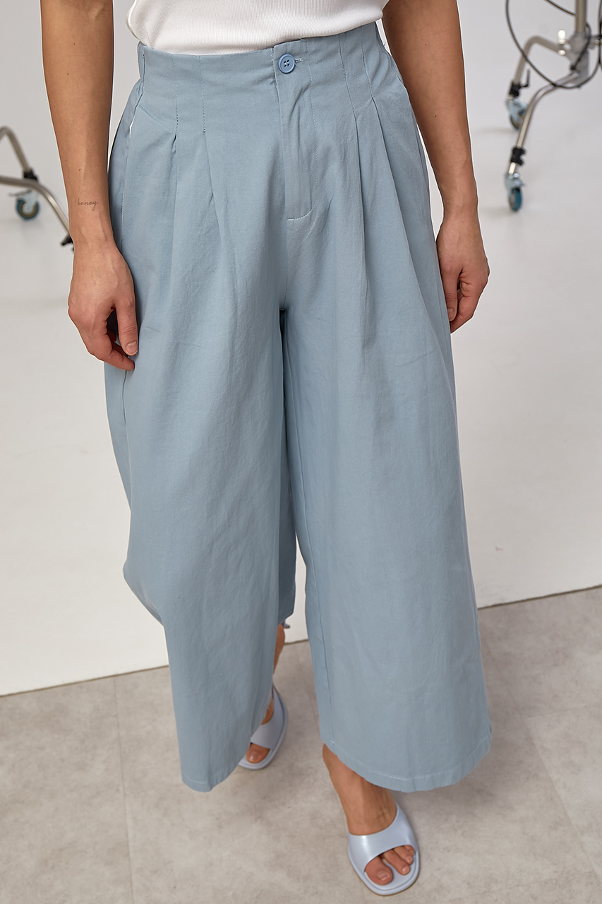 Легкі котонові вкорочені штани  LX-10743612