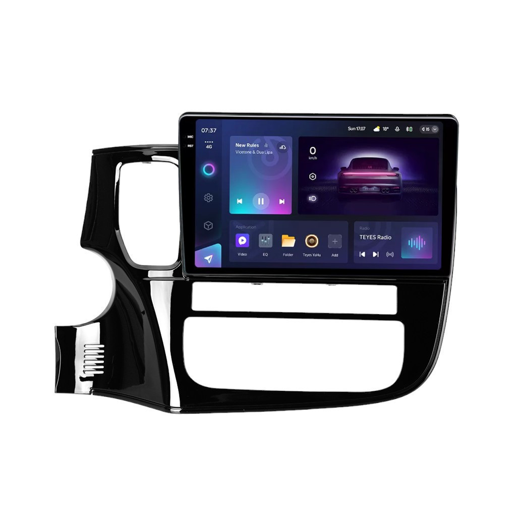 Штатна магнітола серії Teyes 2K 360 CC3 6*128Gb під Mitsubishi Outlander 3 GF0W GG0W 2012-2020 (W5) 10 дюймів