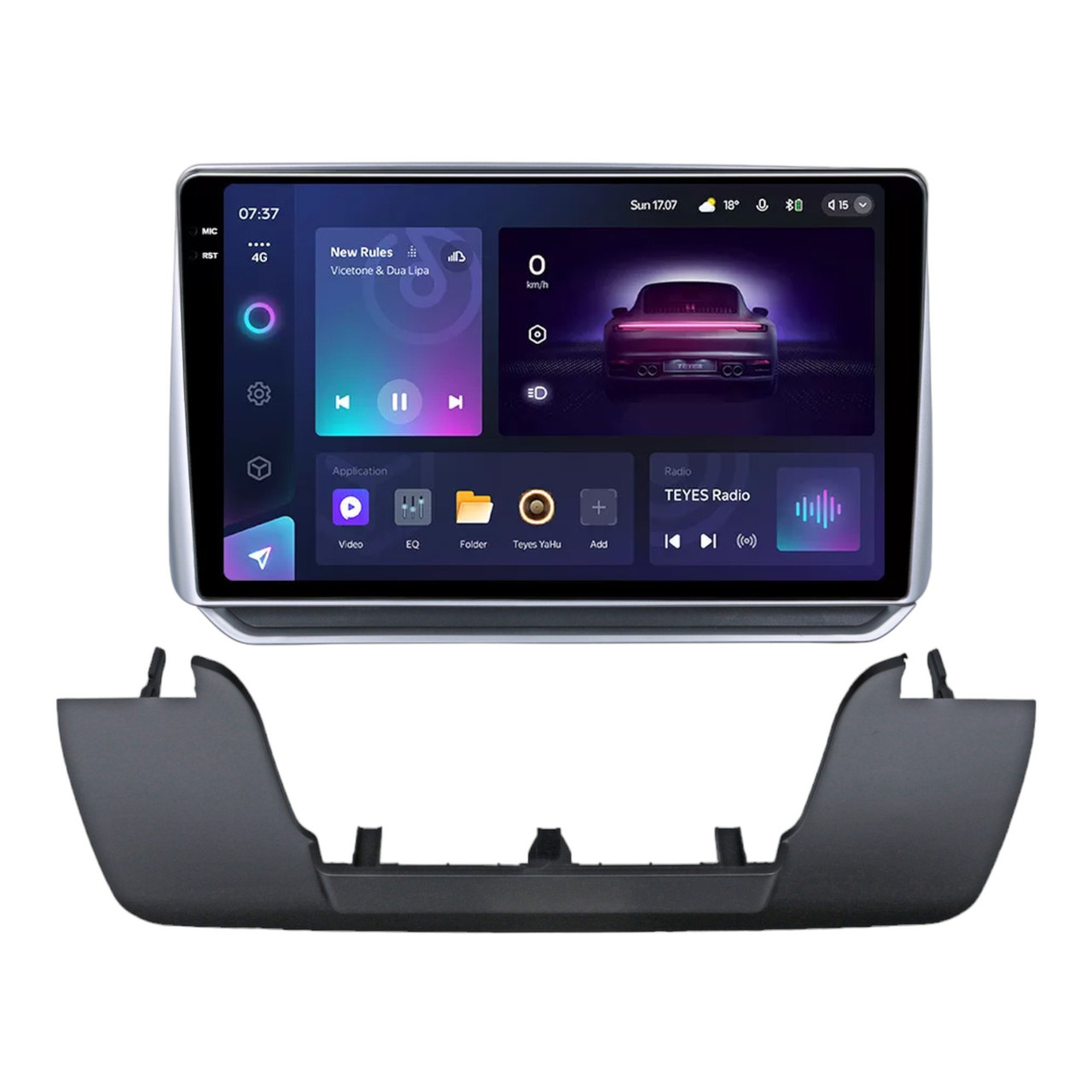 Штатна магнітола серії Teyes 2K 360 CC3 6*128Gb під Nissan Altima L34 2018-2022 (F2) (W1) 10 дюймів