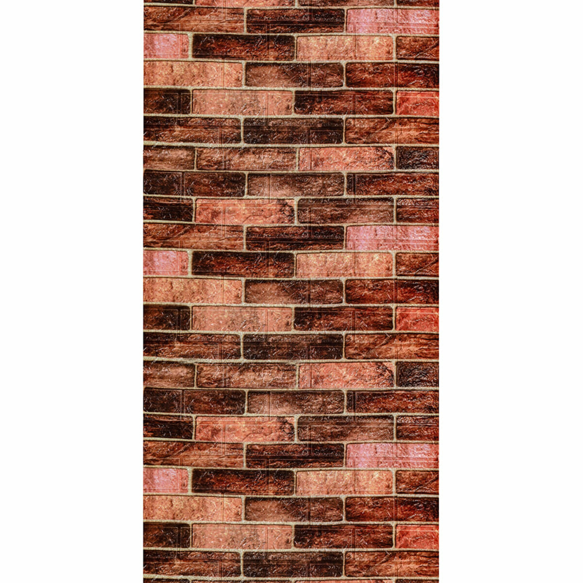 R179-2-3 Панель стінова у рулоні 3D 700мм*3,08м*2мм BROWN (цегла)