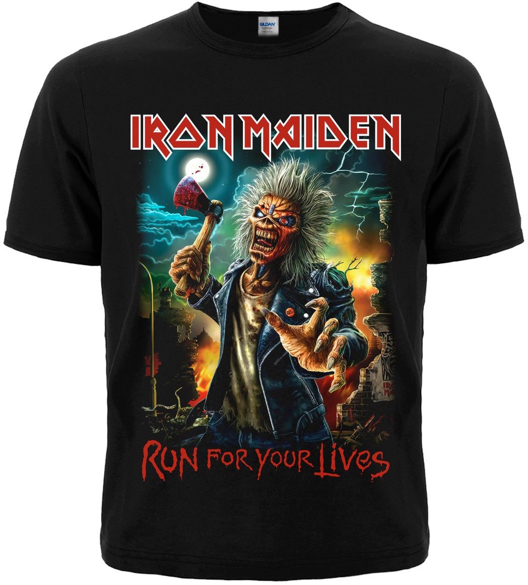 Футболка Iron Maiden "Run For Your Lives"  RW-25439