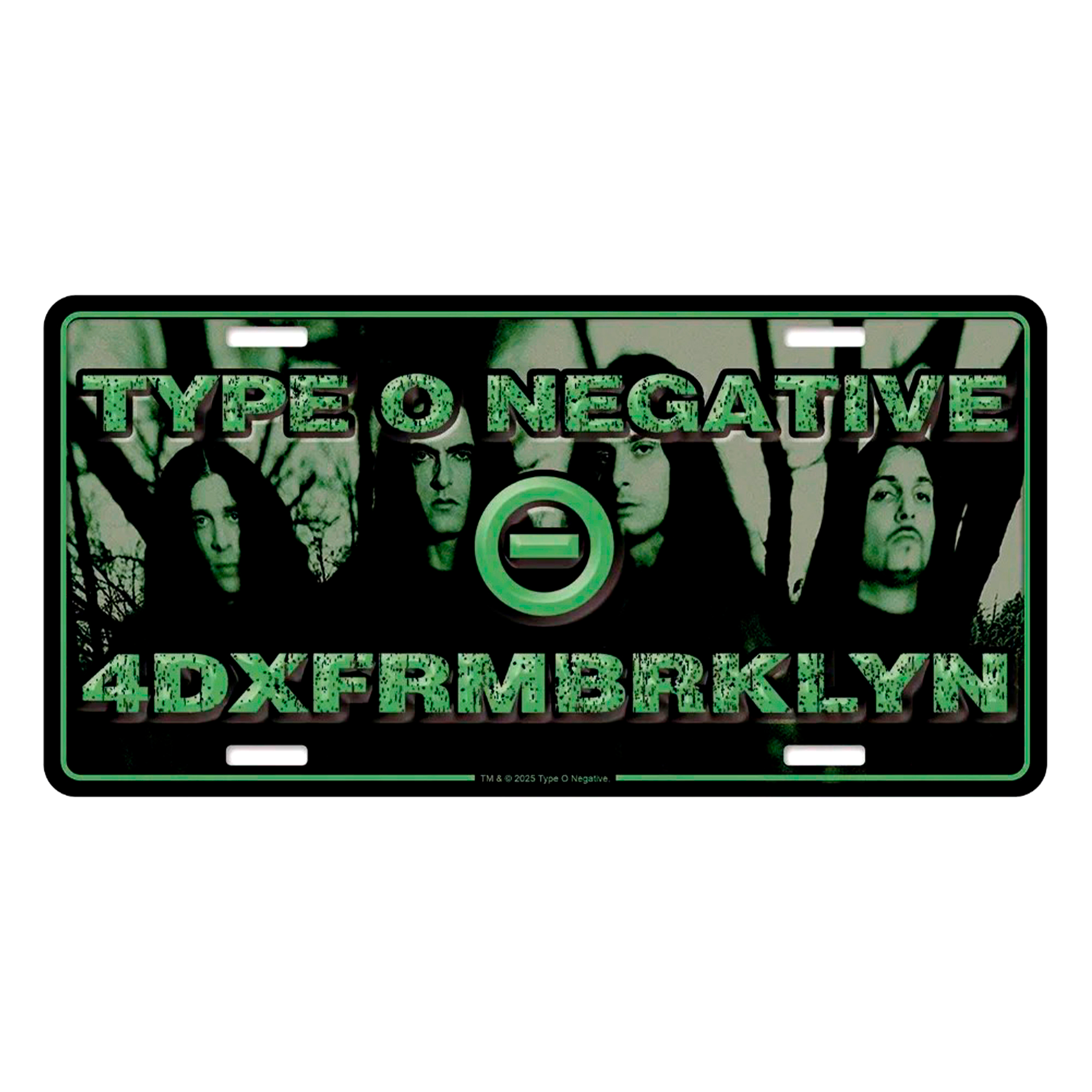 Подарункова табличка TYPE O NEGATIVE - 4DXFRMBRKLYN (npol-013)  RW-26773
