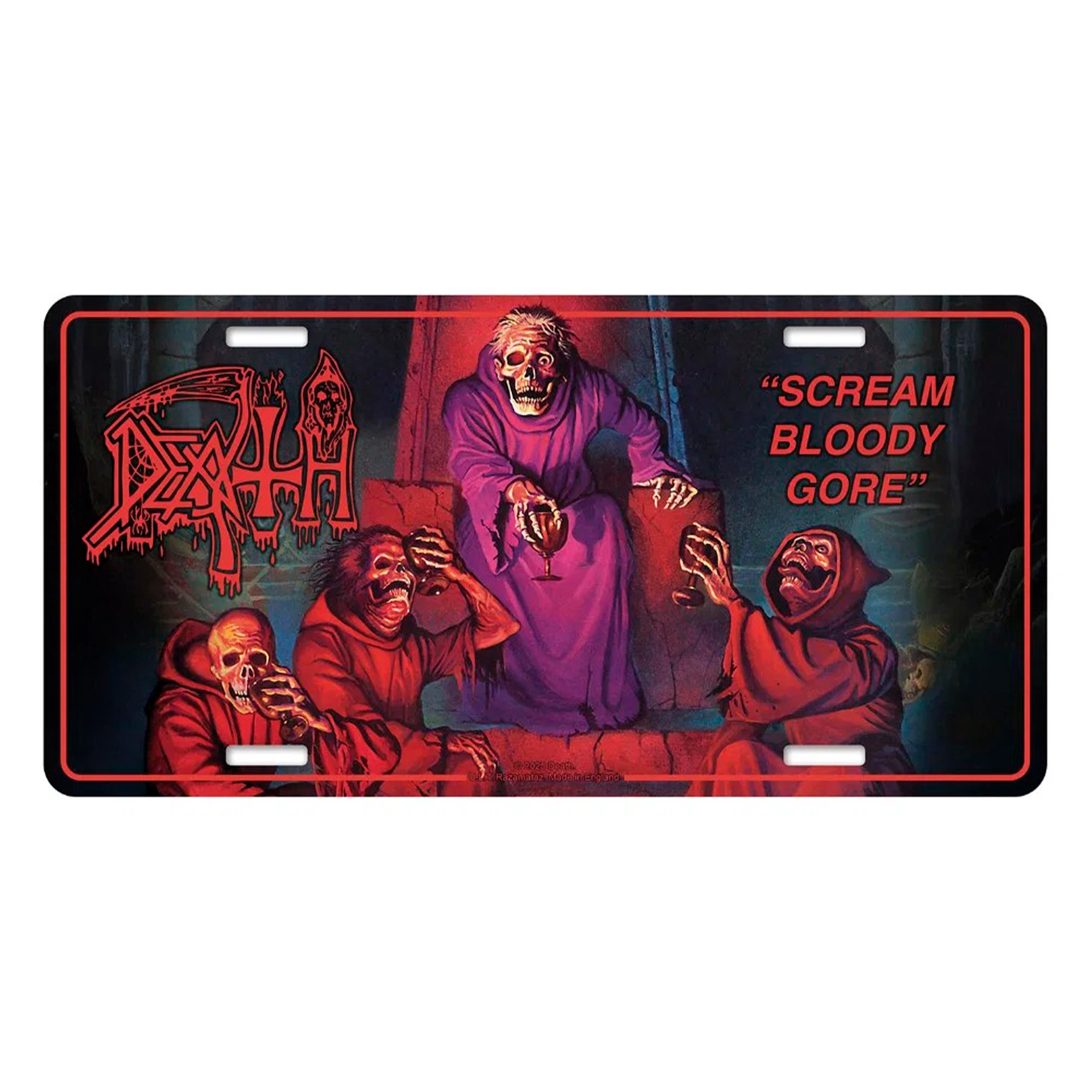 Подарункова табличка DEATH - SCREAM BLOODY GORE (npol-004)  RW-26764