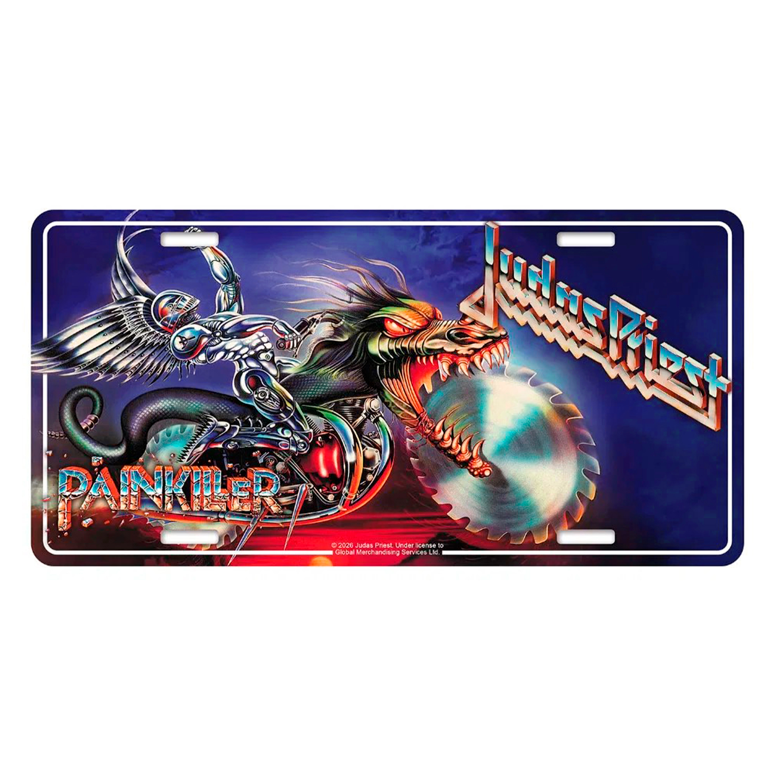 Подарункова табличка JUDAS PRIEST - PAINKILLER (npol-008)  RW-26768