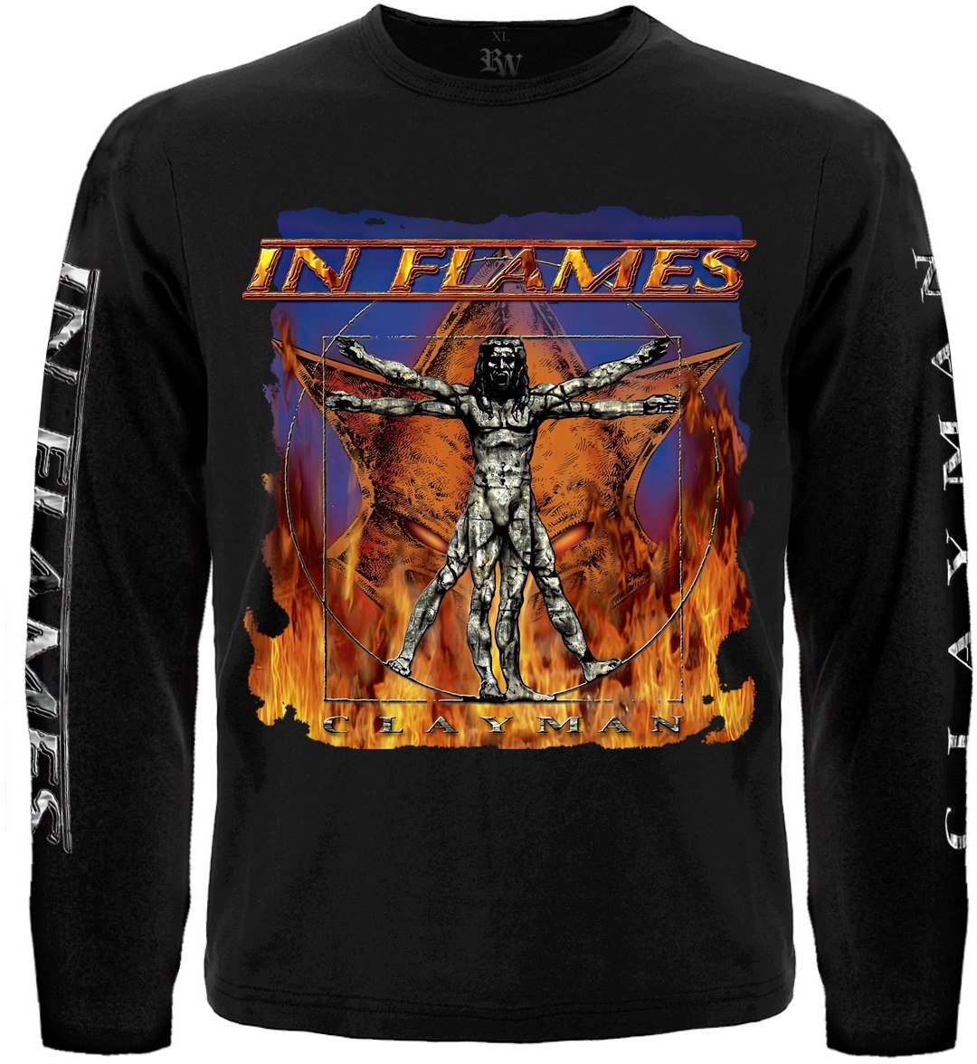 Футболка з довгим рукавом In Flames "Clayman"  RW-25448