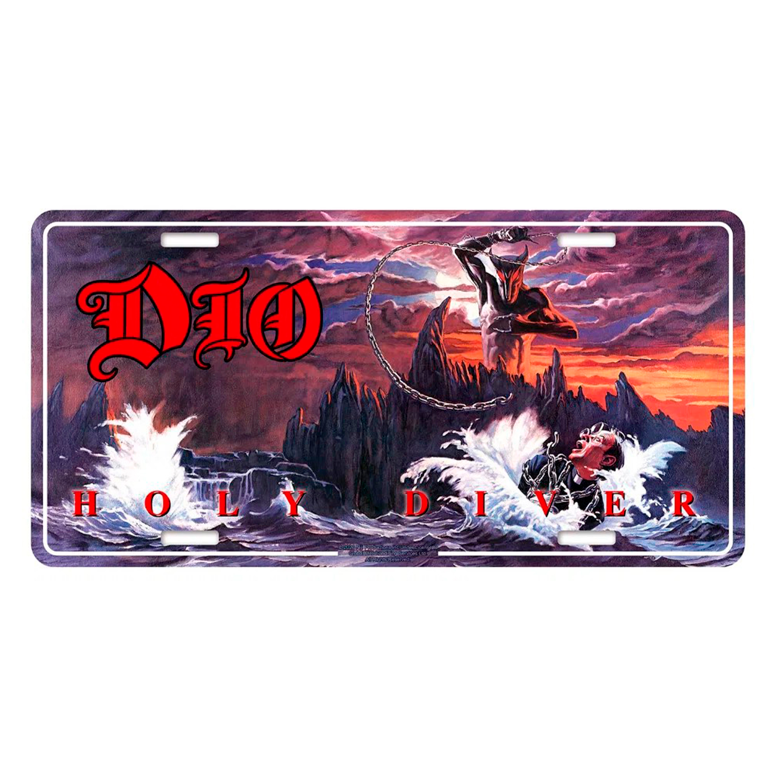 Подарункова табличка DIO - HOLY DIVER (npol-005)  RW-26765