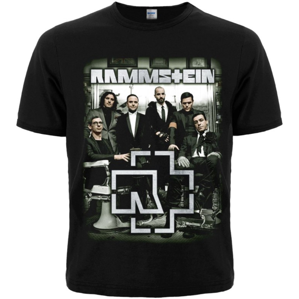 Футболка Rammstein (photo band with logo)