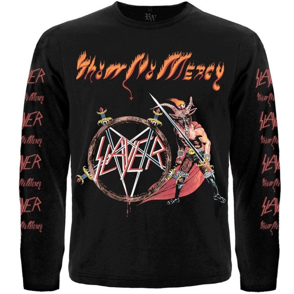 Футболка з довгим рукавом Slayer "Show No Mercy"