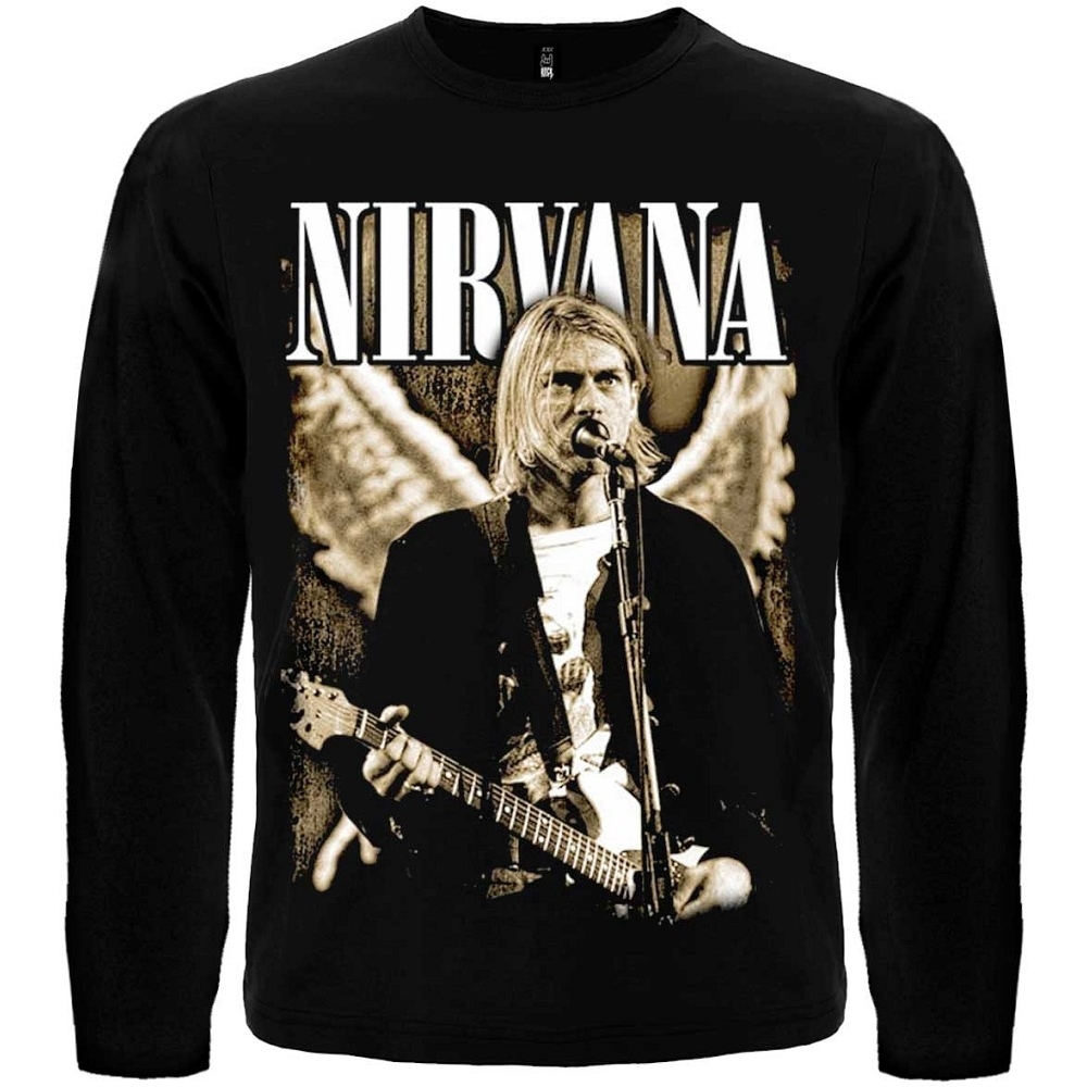 Футболка с длинным рукавом Nirvana "Live At Seattle"  RW-18871