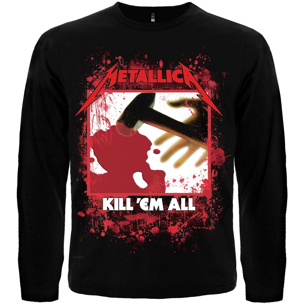 Футболка с длинным рукавом Metallica "Kill'em All"  RW-18274