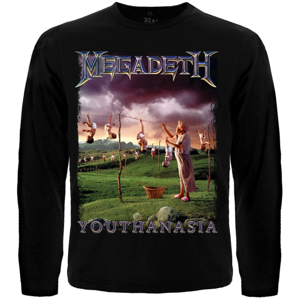Футболка с длинным рукавом Megadeth "Youthanasia"  RW-17795