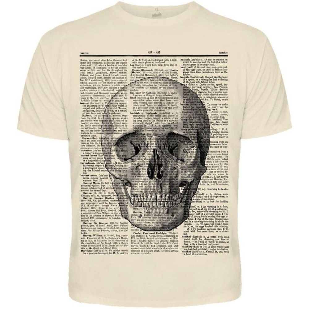 Бежева футболка Urbanist Skull