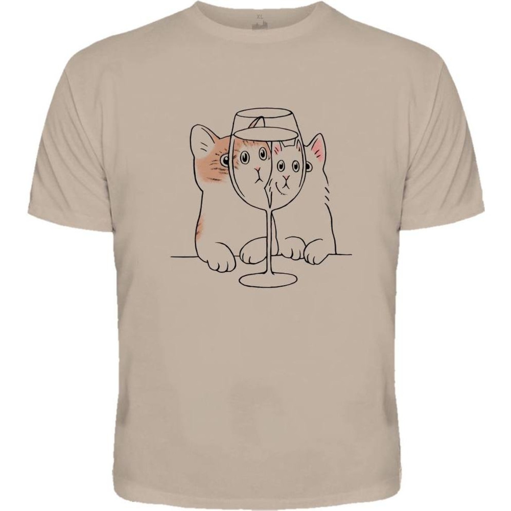 Бежева футболка Urbanist - Келих RW-26131 Бежева футболка Urbanist - Келих RW-26131