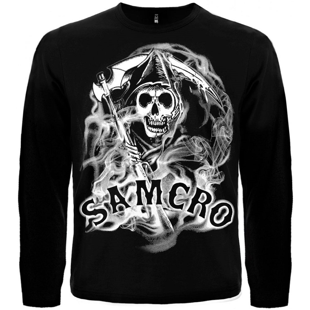 Футболка с длинным рукавом Sons Of Anarchy (smoke)  RW-8702