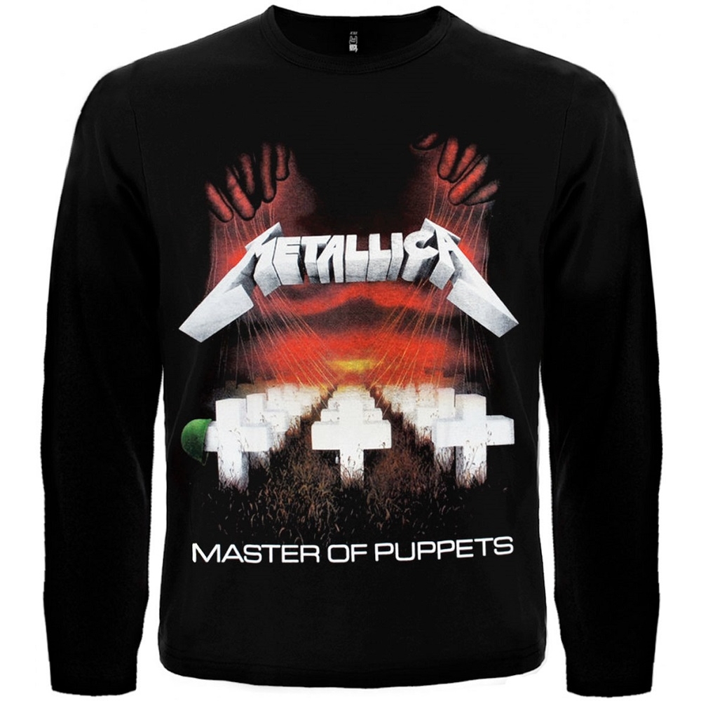 Футболка с длинным рукавом Metallica "Master Of Puppets"  RW-8889