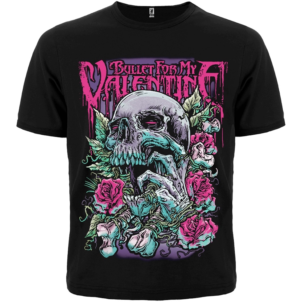 Футболка Bullet For My Valentine (skull and roses)