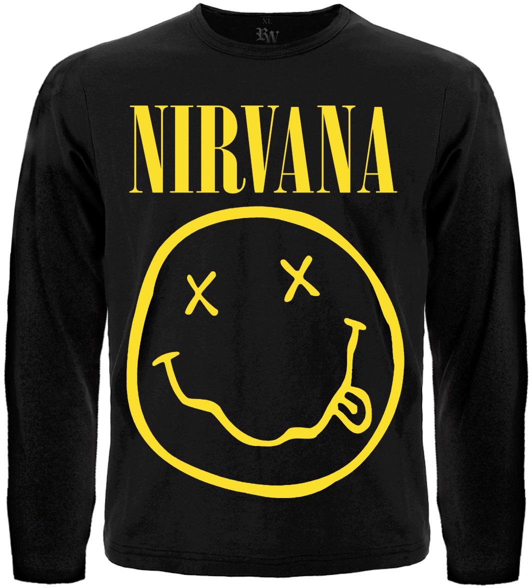 Футболка с длинным рукавом Nirvana "Corporate Rock Whores"  RW-8289