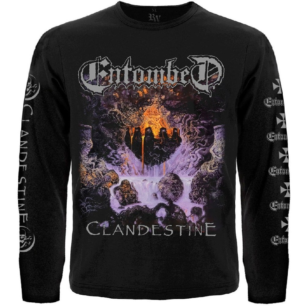 Футболка з довгим рукавом Entombed "Clandestine" RW-27042 Футболка з довгим рукавом Entombed "Clandestine" RW-27042
