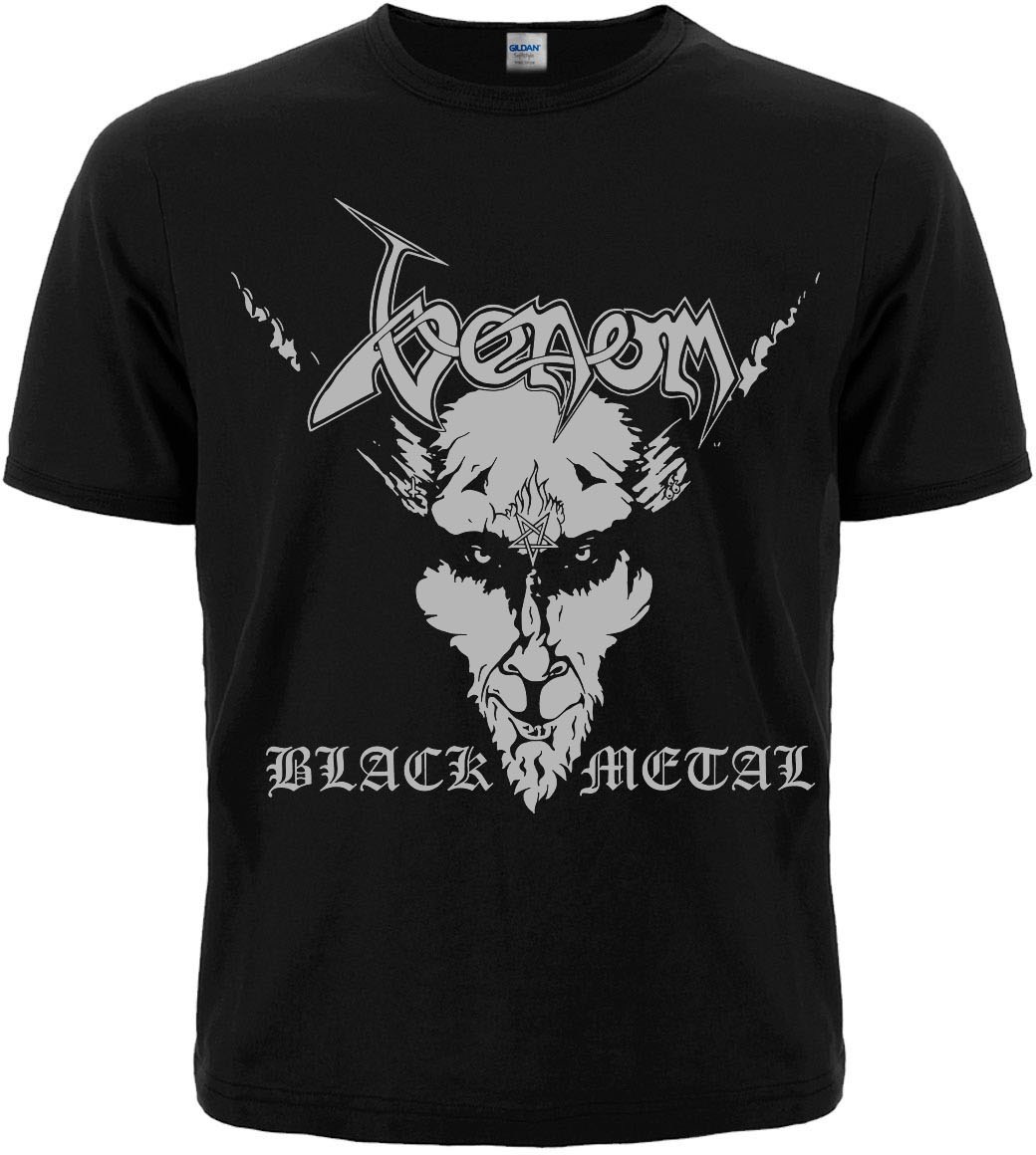 Футболка Venom "Black Metal" (666, pentagram and cross)