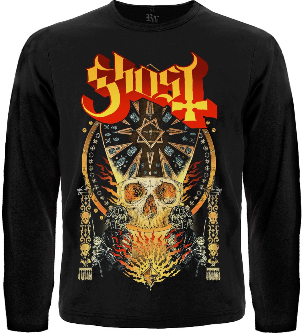Футболка з довгим рукавом Accept Ghost (skull)