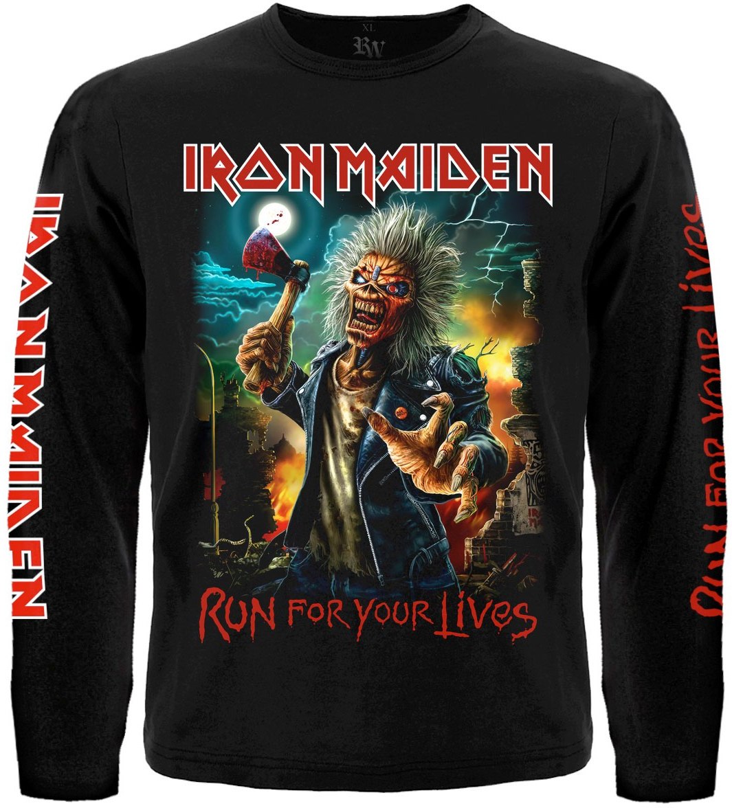 Футболка з довгим рукавом Iron Maiden "Run For Your Lives"