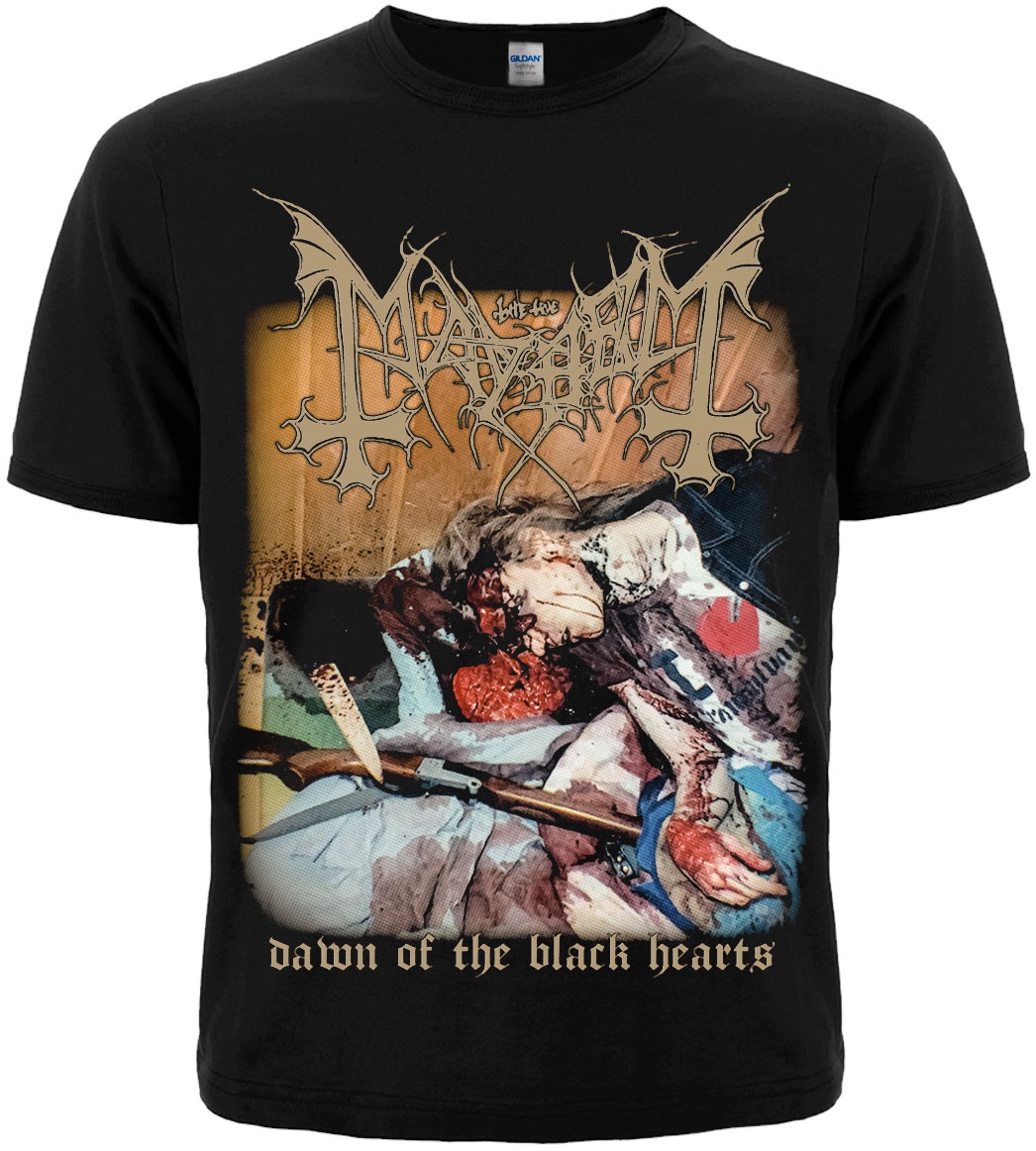 Футболка Mayhem "Dawn of the Black Hearts"