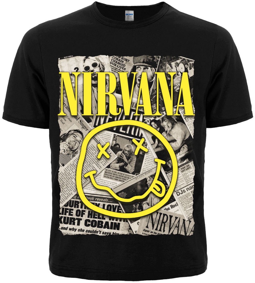 Футболка Nirvana (newspaper)