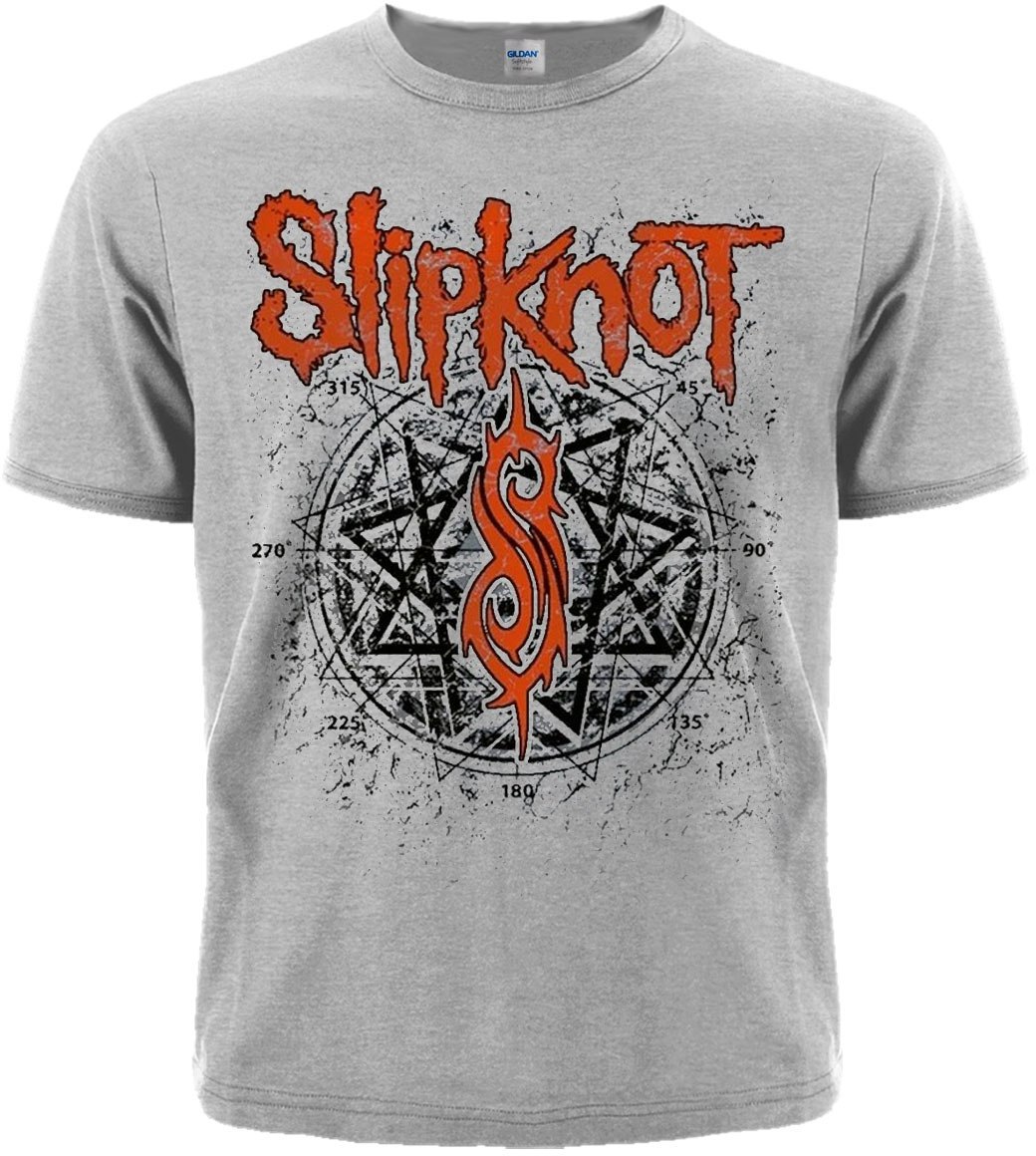 Футболка Slipknot (лого, меланж)