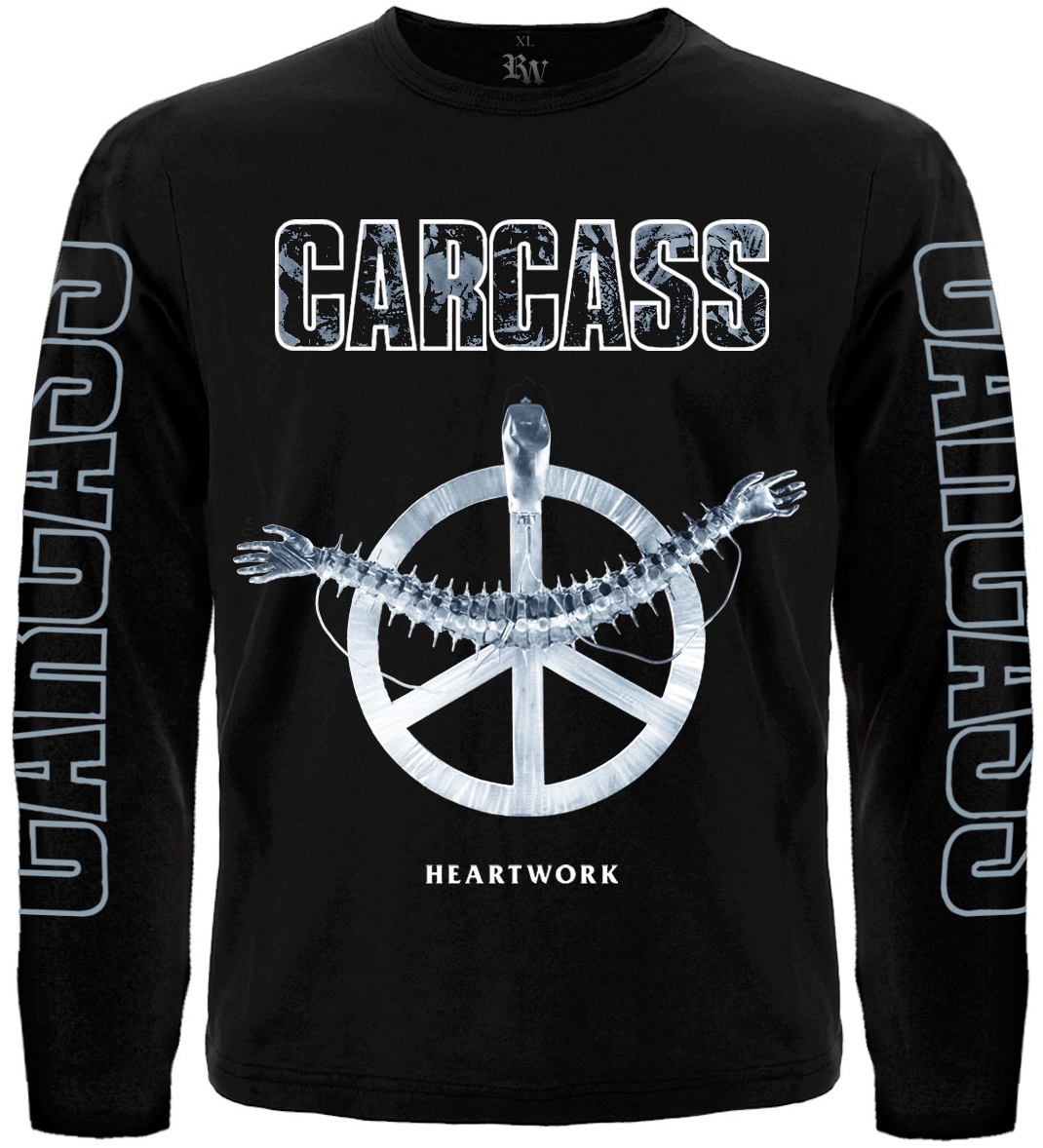 Футболка с длинным рукавом Carcass "Heartwork"  RW-21134