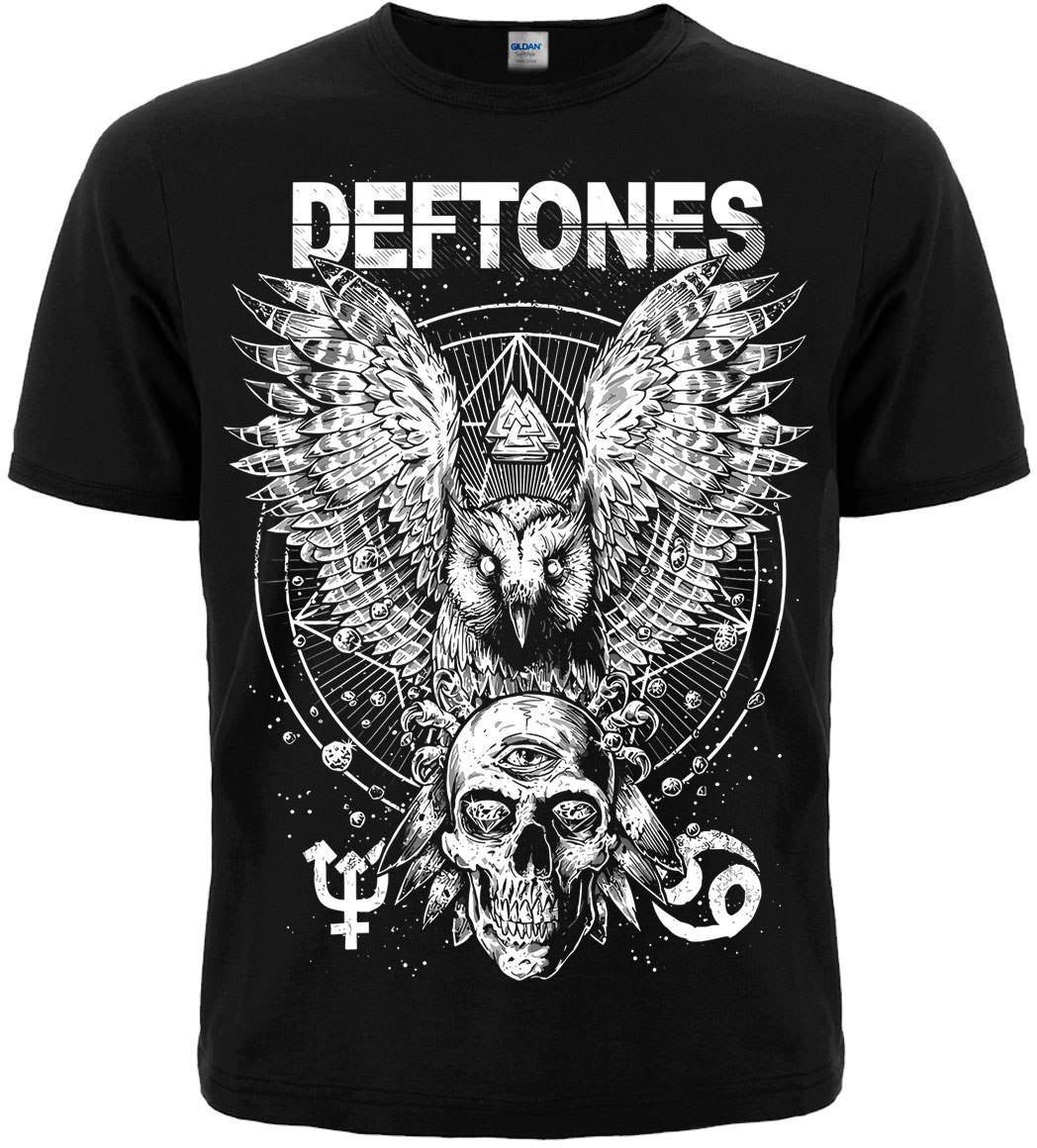 Футболка Deftones (Owl and Skull)