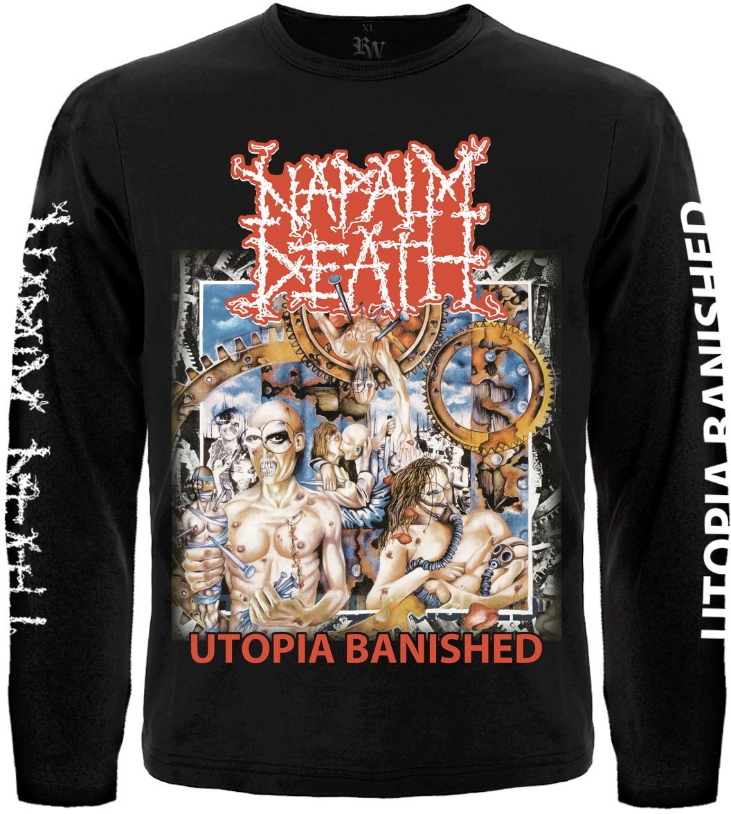 Футболка з довгим рукавом Napalm Death "Utopia Banished"