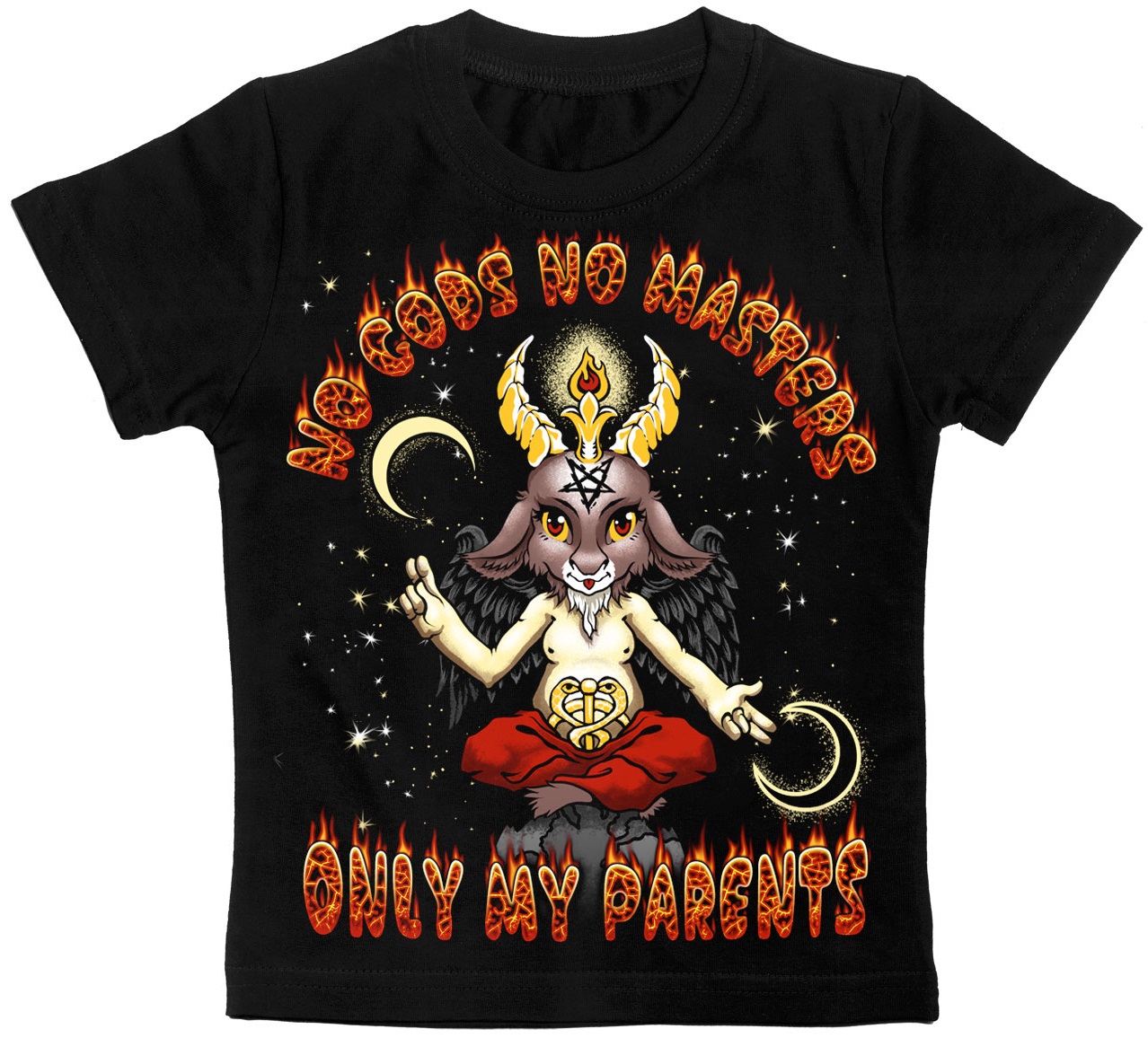 Детская футболка No Gods, No Masters - Only My Parents
