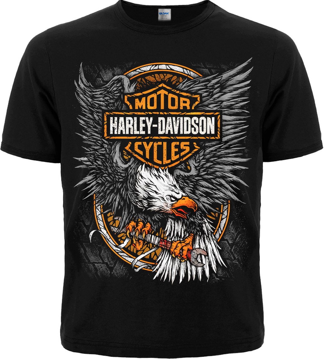 Футболка Harley-Davidson (eagle and logo HD)