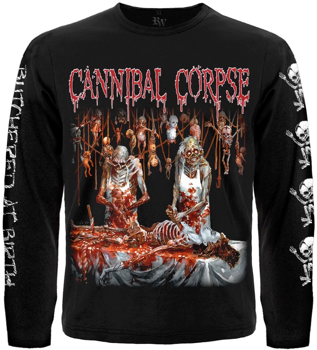 Футболка з довгим рукавом Cannibal Corpse "Butchered at Birth" (album cover)
