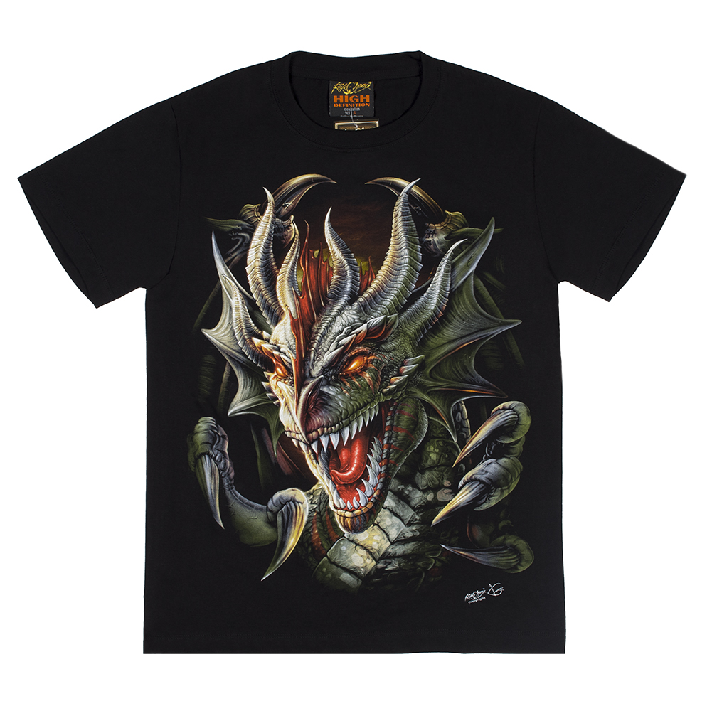Футболка Dragon Head (светится в темноте)