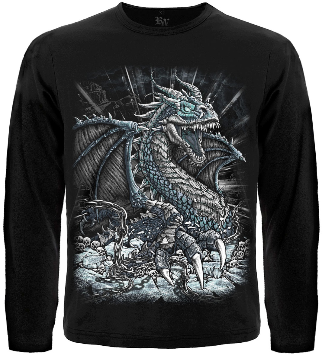 Футболка с длинным рукавом Dragon In Chains