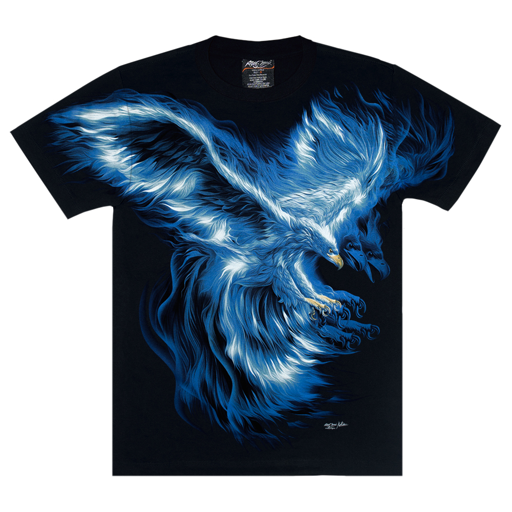 Футболка Blue Hawk (светится в темноте)
