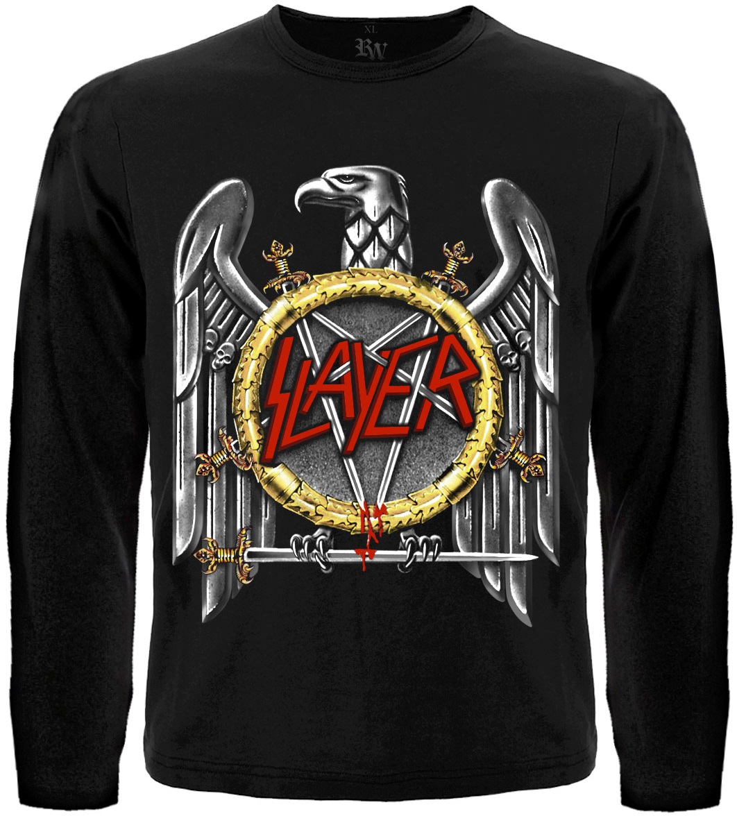 Футболка с длинным рукавом Slayer (орел)