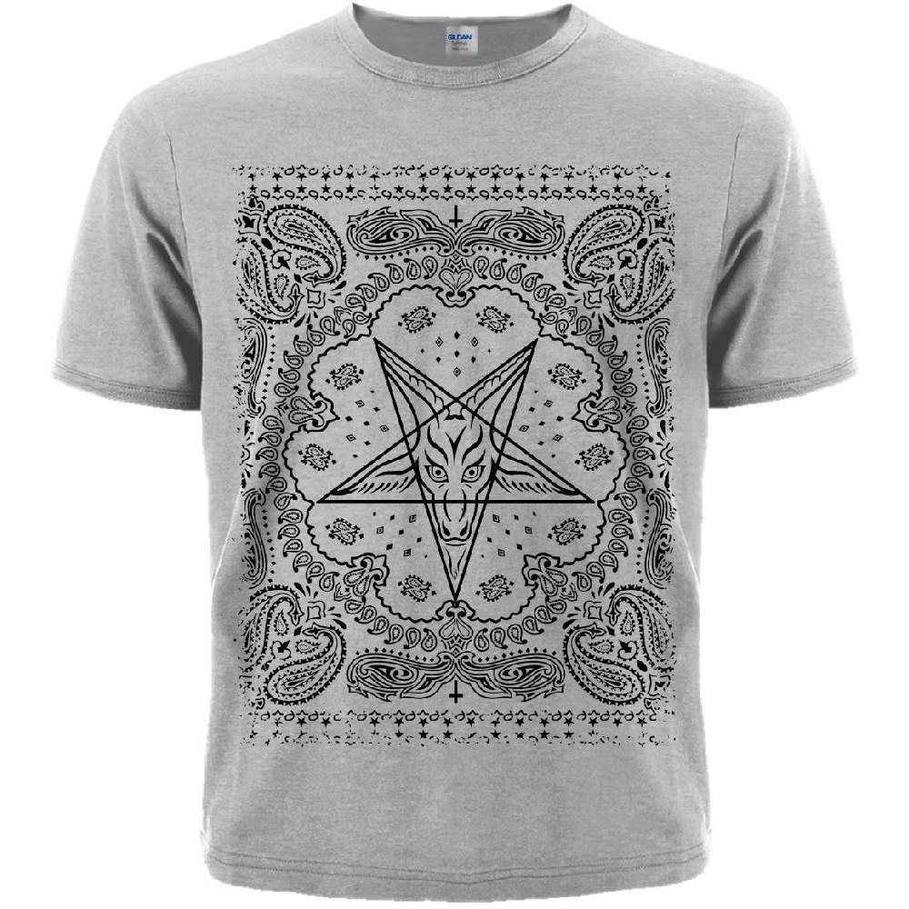 Меланж футболка Occult Bandana (бандана з Пентаграмою)  RW-26926