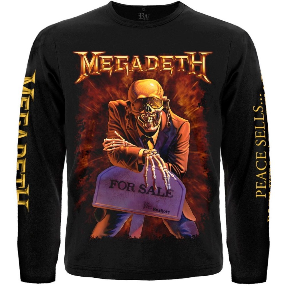 Футболка з довгим рукавом Megadeth "Peace Sells… but Who’s Buying?"  RW-26369