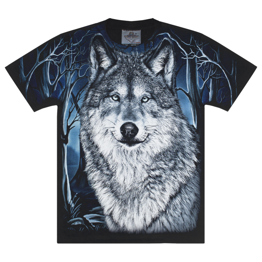 Футболка Вовк у лісі (Rock Eagle, Total t-shirt)