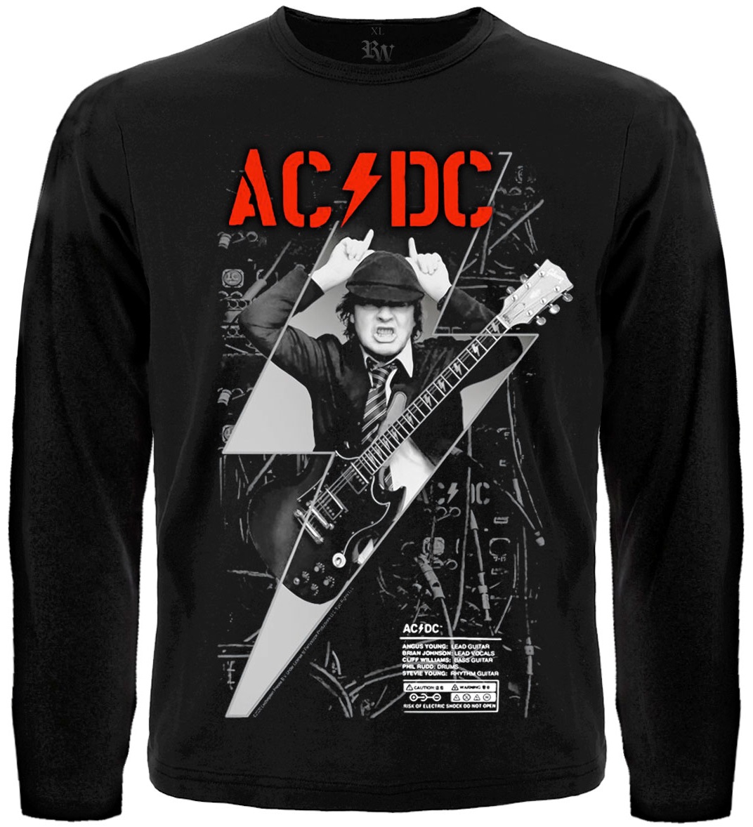 Футболка с длинным рукавом AC/DC (PWR UP Angus Young)