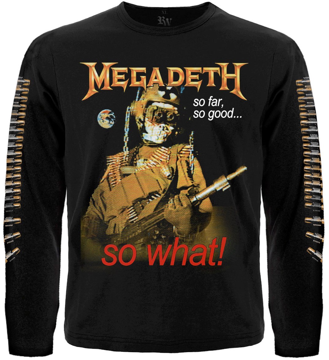Футболка з довгим рукавом Megadeth "So Far, So Good... So What!"
