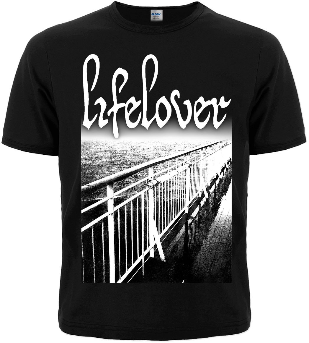 Чорна футболка Lifelover “Pulver” - Urban  RW-25754