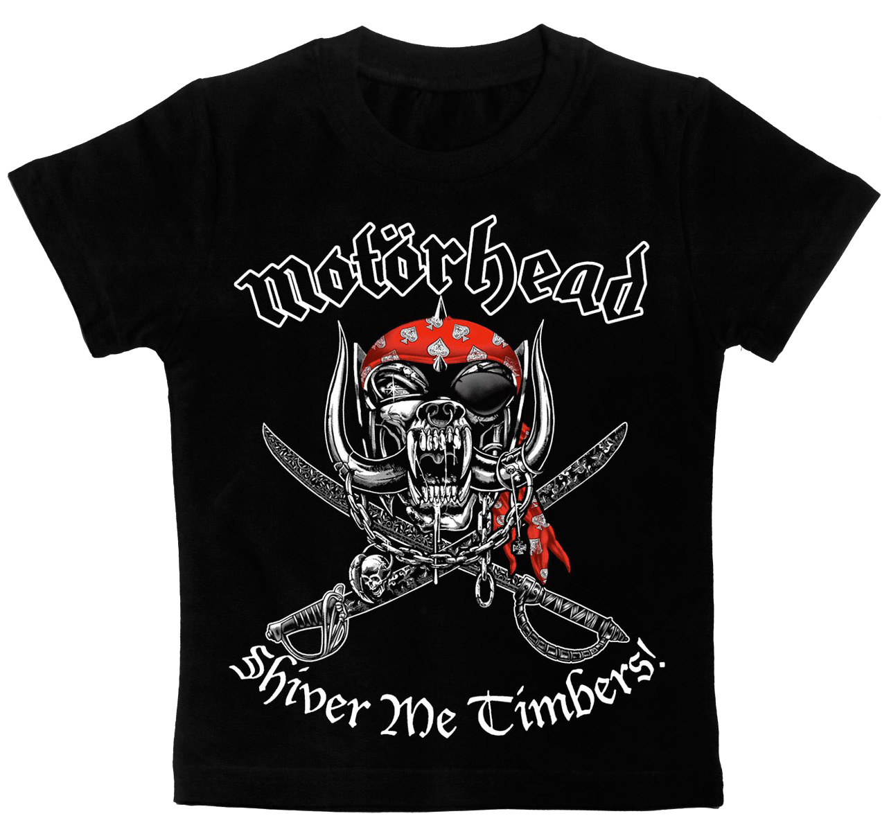 Детская футболка Motorhead "Shiver Me Timbers" черная