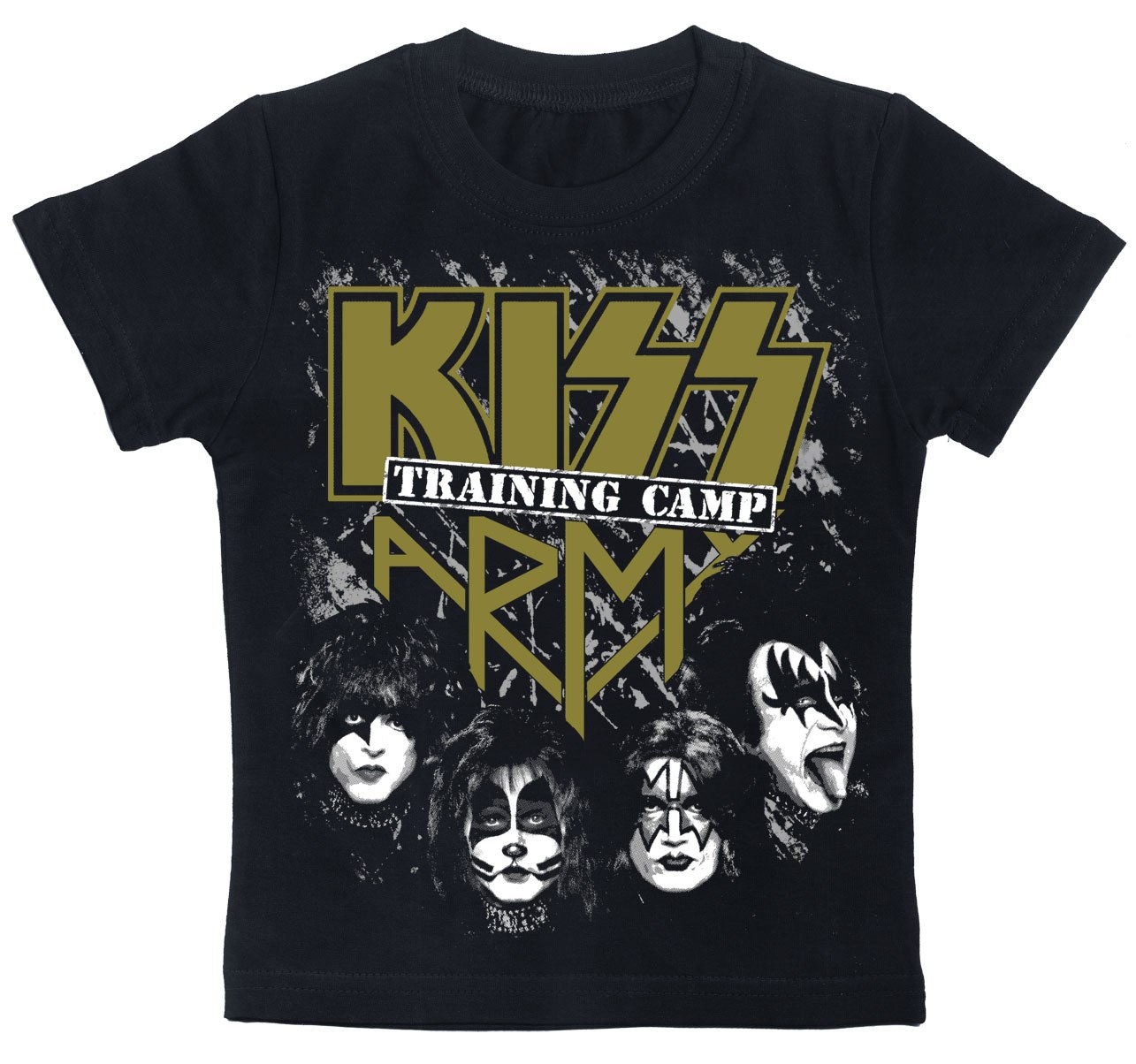 Детская футболка Kiss (training camp) черная