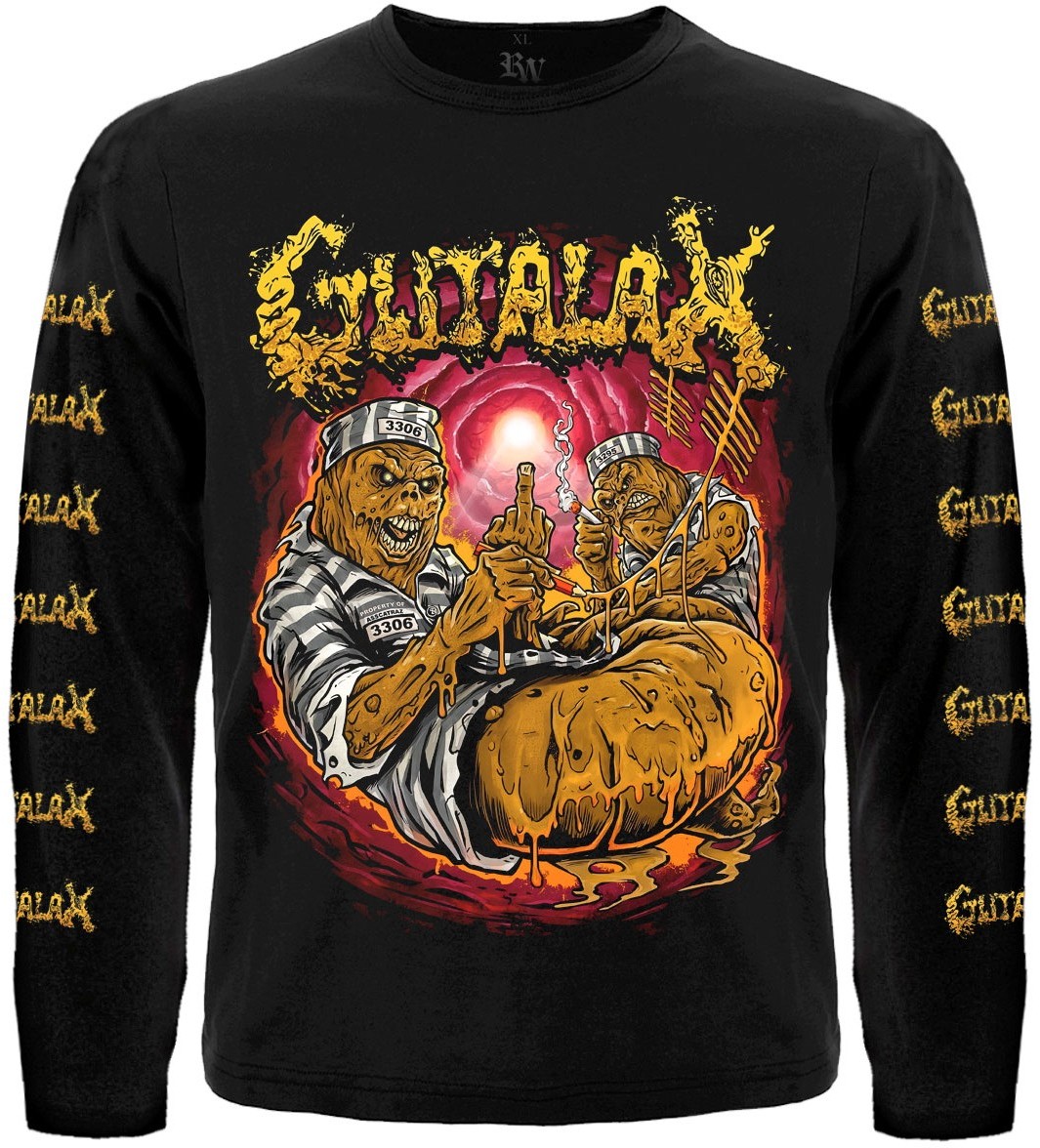 Футболка з довгим рукавом Gutalax "Asscatraz"  RW-26238