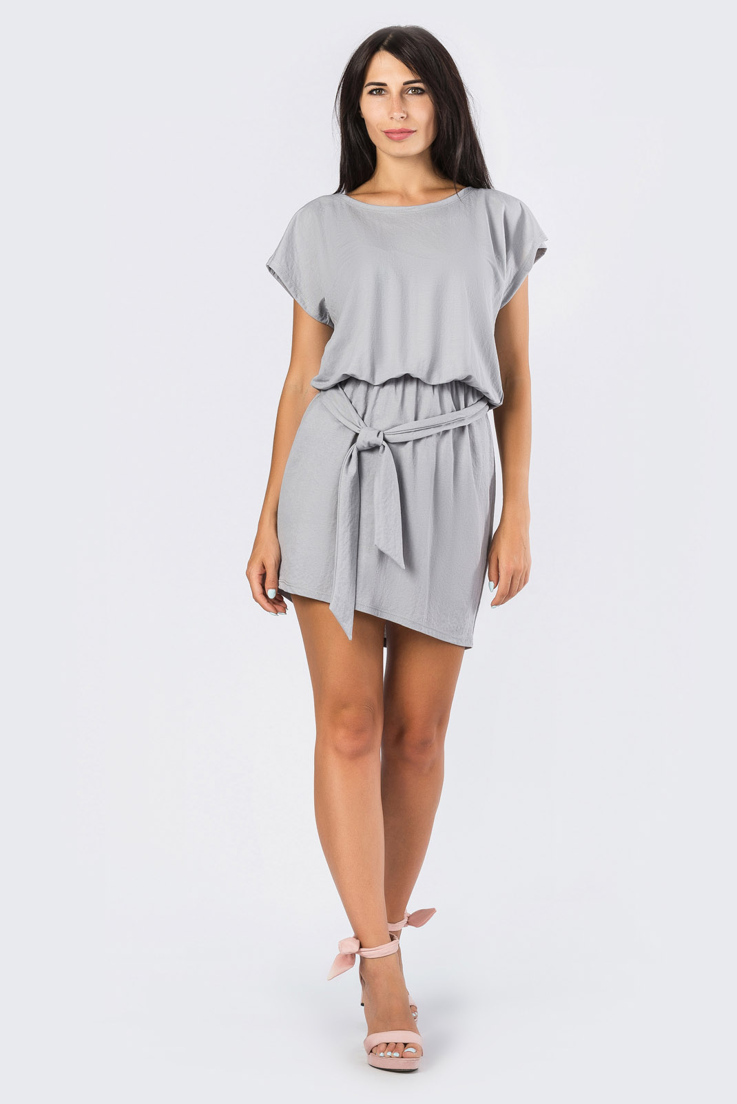 Платье КР-10168-4, (Серый)