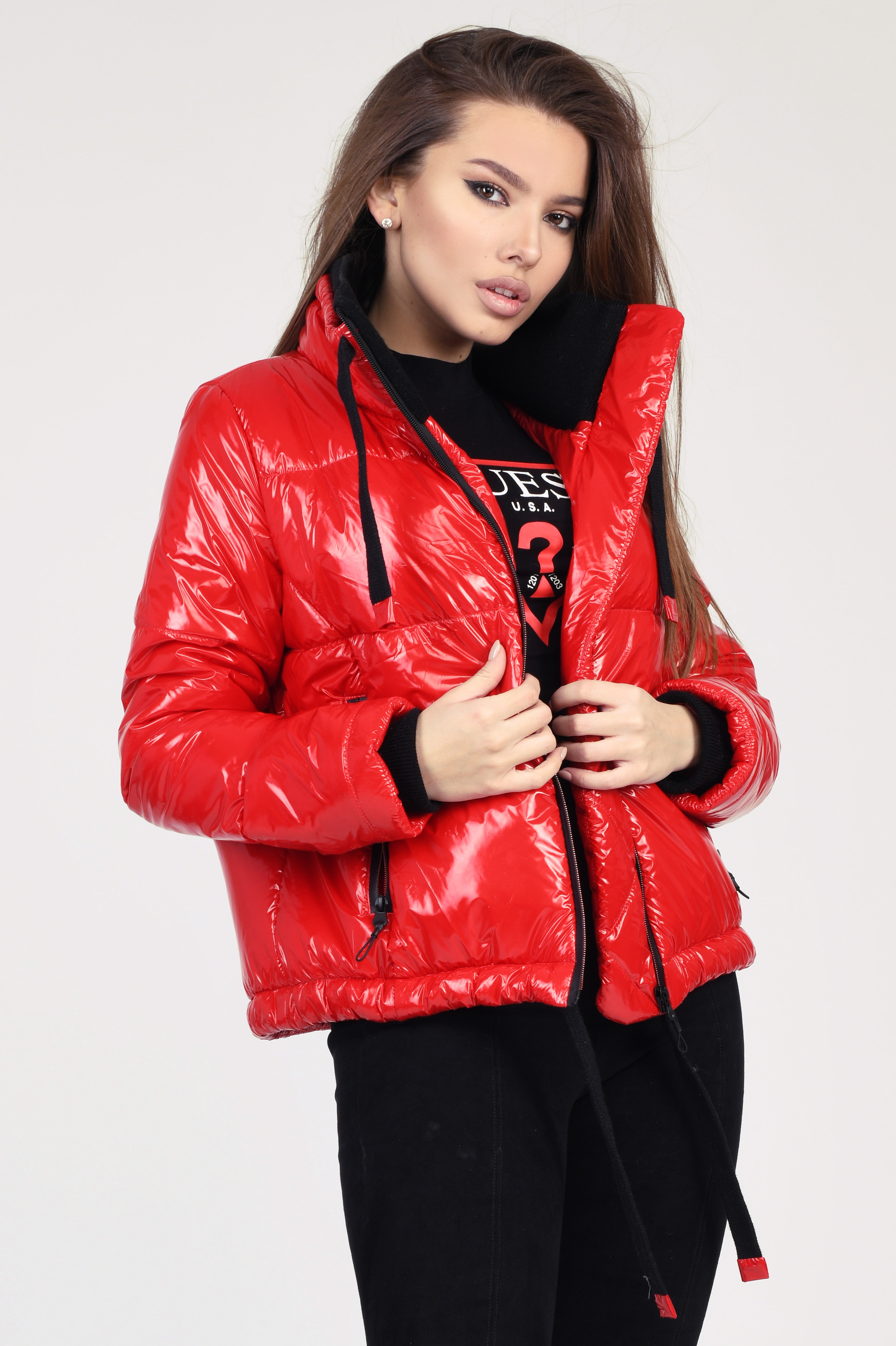 Куртка LS-8834-14, (Красный)