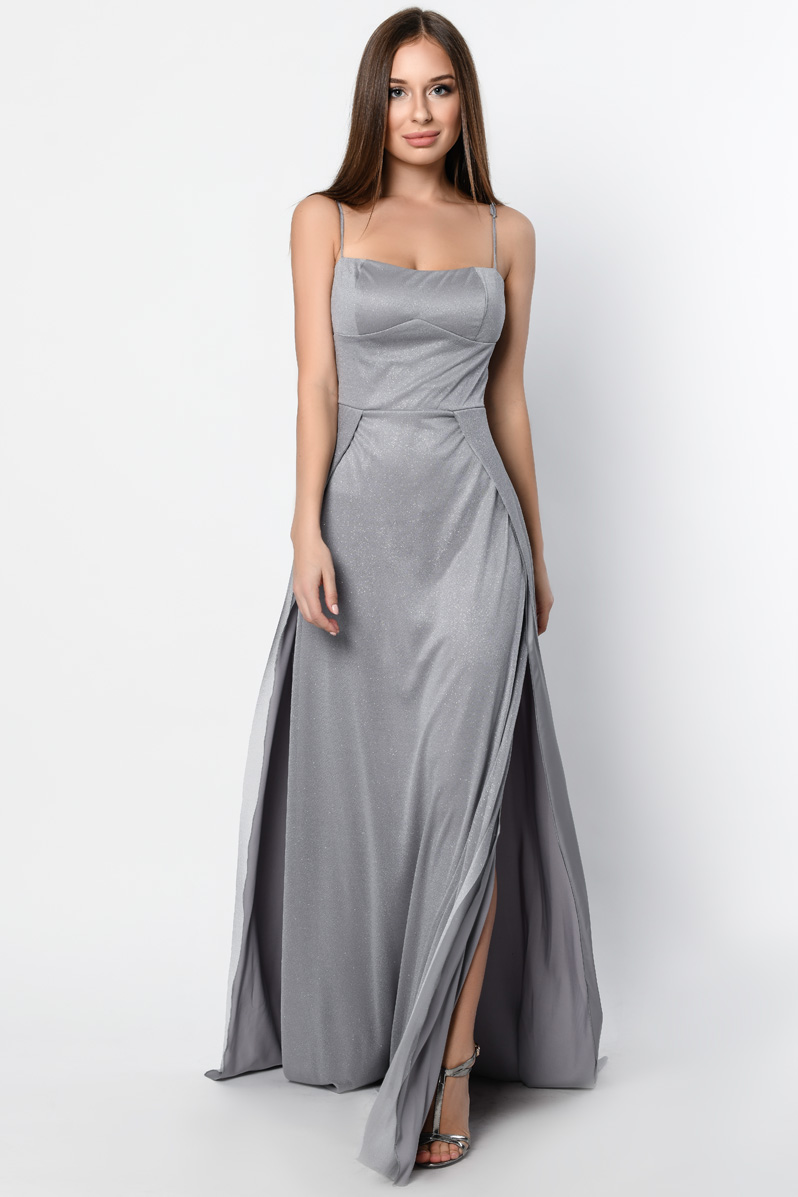 Платье KP-10310-4, (Серый)